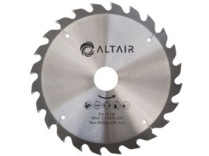 Диск пильный для резки фанеры и древесины 190х30х24t altair (13236)